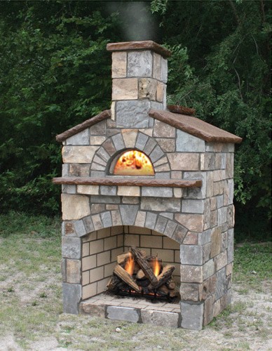 Mezzo Vent Free Combo Fireplace Oven, Outdoor Fireplace Pizza Oven Insert